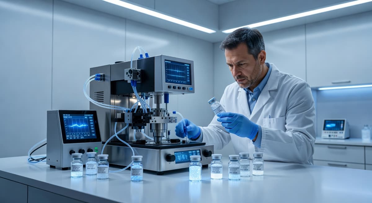 HPLC analysis in our quality assurance lab